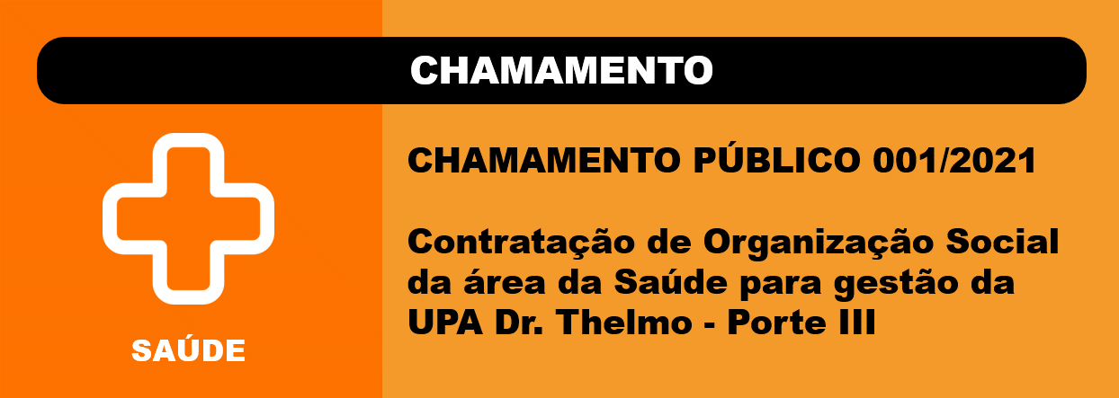 Edital – UPA Dr. Thelmo